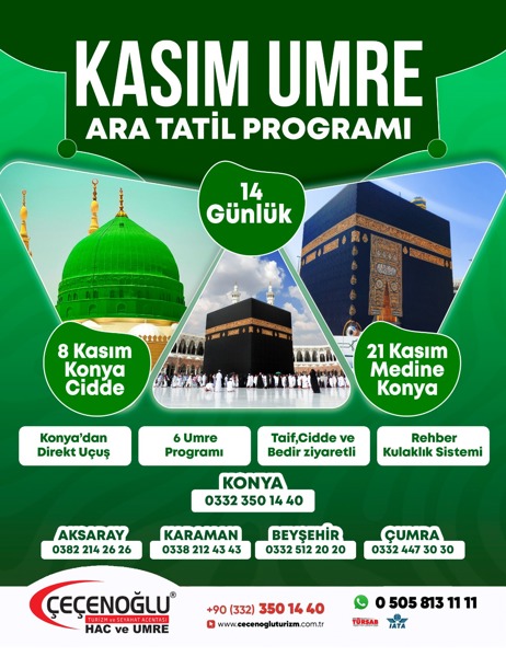 8 KASIM UMRE 2025