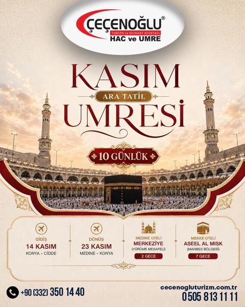 KASIM ARA TATİLİ UMRESİ