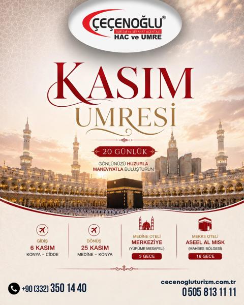 6 KASIM UMRE 2026
