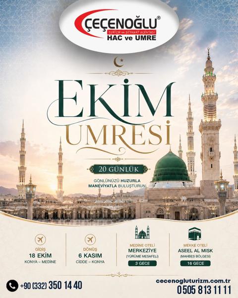 18 EKİM UMRE 2026